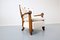 Mid-Century Modern White Fabric Armchair by Guillerme Et Chambron 2