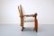 Mid-Century Modern White Fabric Armchair by Guillerme Et Chambron 6