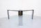 Mid-Century Modern Italian Dining Table in Steel and Glass, 1960s 2