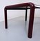 Mid-Century Modern Red Table by Gae Aulenti for Knoll International 5