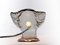 Oyster Tischlampe aus geräuchertem Murano Glas im Stil von Carlo Nason für Mazzega 2