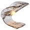 Oyster Table Lamp in Smoked Murano Glass in the style of Carlo Nason for Mazzega, Image 1