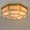 White Hexagonal Glass Flush Mounts or Wall Lights from Limburg, 1970s, Set of 2 11