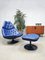 Vintage Model F588 Swivel Chair & Ottoman by Geoffrey Harcourt for Artifort, Set of 2 2