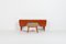 Swedish Modern Low Board or Sideboard with Stool, 1950s 6