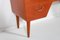 Swedish Modern Low Board or Sideboard with Stool, 1950s, Image 11