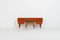 Swedish Modern Low Board or Sideboard with Stool, 1950s, Image 1