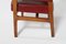 Architectural Danish Modern Armchair by Kay Fisker, 1950s, Image 8