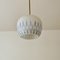 Minimalist Ceiling Pendant with Blue Pattern 2