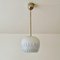 Minimalist Ceiling Pendant with Blue Pattern 1