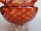 Bubble Murano Glass Bowl in Blood Orange, 1970s 2