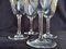 Copas de vino Beauharnais de cristal de Baccarat, años 20. Juego de 4, Imagen 5