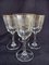 Copas de vino Beauharnais de cristal de Baccarat, años 20. Juego de 4, Imagen 1