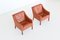 Lounge Chairs and Ottoman by Børge Mogensen for Fredericia, Denmark, 1963, Set of 3 9