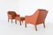 Lounge Chairs and Ottoman by Børge Mogensen for Fredericia, Denmark, 1963, Set of 3, Image 17