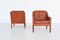 Lounge Chairs and Ottoman by Børge Mogensen for Fredericia, Denmark, 1963, Set of 3 8