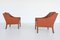 Lounge Chairs and Ottoman by Børge Mogensen for Fredericia, Denmark, 1963, Set of 3 7