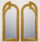 Brass and Bamboo Mirrors, Set of 2 1