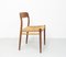 Danish Teak Dining Chair 75 by Niels Otto (N. O.) Møller for J.L. Møllers, Image 2