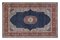 Anatolischer antiker marineblauer Teppich 2