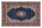 Vintage Anatolian Navy Blue Rug 2