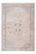 Turkish Distressed Hand Knotted Medallion Rug 1