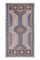 Small Turkish Faded Blue Kitchen Rug Mat, Image 1