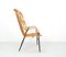 Vintage Rattan Chair with High Back from Rohé Noordwolde, 1950s 3