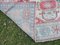 Vintage Distressed Oushak Rug with Pastel Colors 11