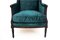 Louis XV Style Bottle Green Armchairs, France, 1890s, Set of 2 12