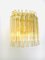 Hollywood Regency Style Glass & Brass Wall Lamp from Massive, Italy, 1980s 17