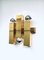 3 Square Copper Wall Sconce Lamp Applique by Sciolari for Boulanger, Belgium, 1970s 12