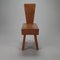 Mid-Century Solid Modernist Chair, 1960s 2