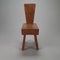 Mid-Century Solid Modernist Chair, 1960s, Image 2