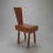 Mid-Century Solid Modernist Chair, 1960s, Image 3