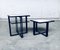 Galaxy Square Side Table Set by Umberto Asnago for Giorgetti, Italy, 1980s, Set of 2 17