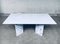 Postmodern Italian Carrara Marble Dining Table, 1970s 19