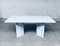 Postmodern Italian Carrara Marble Dining Table, 1970s 20