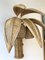 Vintage French Rattan Palm Tree Sconces, Set of 2 8