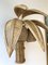 Vintage French Rattan Palm Tree Sconces, Set of 2, Image 8