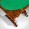 Antique English Regency Rosewood Fold Over Games Table, 1820s, Image 9