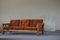 Mid-Century Swedish 3-Seat Sofa in Solid Pine Attributed to Östen Kristiansson, 1970s 6