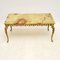 Antique French Onyx & Brass Coffee Table 1