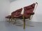 Chaises Super Star en Cuir et en Acier, Danemark, 1970s, Set de 4 4