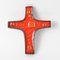 Belgian Ceramic Cross from Perignem, 1960s 2