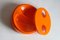 Orange Twisting Vide Poche Bowl by Sergio Asti for Bilumen 8