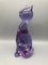 Kitten in Lilac Murano Glass with Signature, 1960s 10