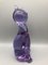 Kitten in Lilac Murano Glass with Signature, 1960s 8