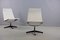 Vintage Vinyl White EE 116 Alu Lounge Chairs by Charles & Ray Eames for Herman Miller, Set of 2 5