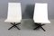 Fauteuils Vintage EE 116 en Vinyle Blanc par Charles & Ray Eames pour Herman Miller, Set de 2 4